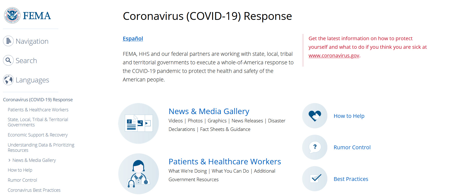 Coronavirus (COVID-19) Response and Alerts